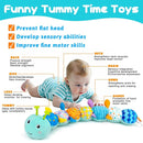Baby Tummy Time Toys 0-6 Month Musical Stuffed Animal Plush Caterpillar Toy for Infant 6-12 Month Teething Sensory Toy with Crinkle Rattle for Babies 0-3-6 Month Newborn Boy Girl Birthday Gift 1 by TinyTreasures Baby Boutique