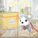 Plush Toys Walking Dog Toys That Can Walk, Bark and Wag Tail,Interactive Electronic Pet Toys Puppy with Leash,Easter Christmas Birthday Gift for Toddlers Kids by TinyTreasures Baby Boutique