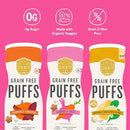 Serenity Kids 6+ Months Grain-Free Baby Puffs Snack - Baby & Toddler Snacks for 6+ Months - No Added Sugar & Gluten & Rice Free - BPA & Allergen Safe with Organic Cassava & Veggies - 1.5 Oz, 6 Pack by TinyTreasures Baby Boutique