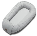 Baby Lounger for Newborn 0-24 Months, Breathable & Soft Infant Lounger, Adjustable Tummy Time Lounger for Home and Travel, Baby Girls & Boys Newborn Babies Essentials Stuff, Grey by TinyTreasures Baby Boutique