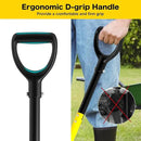 Pitch Fork, 4 Tine Heavy Duty Garden Fork with Ergonomic No-Slip D-Grip Handles, 45 Inches Long Handle Spading Fork, Perfect for Gardening Digging, Land Management, Yard work, Farming (Black) by GreenHaven Gardens