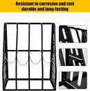 Vertical Bar Rack Standing Steel Vertical Long Parts Industrialized Large Capacity Storage Racks Rugged and Durable for Factories, Warehouses, Garages by CozyNest Decor