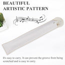 Recorder Instrument for Beginner Kids Adults,8-Hole Soprano Descant Recorder Music Flute with with Cleaning Rod & Leather Case For School Student Home Entertainment(2-Carved White) by TinyTreasures Baby Boutique