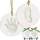 Baby Hand and Footprint Kit Girls, Boys - Personalized Baby Footprint Ornament Kit, Newborn Keepsake Gifts for New Mom, Easy to Use Handprint Makers, Cute Shower Gifts (Glaze Finish) by TinyTreasures Baby Boutique