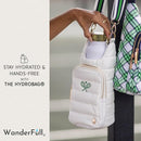WanderFull® Original HydroBag® Collection, Water Bottle Holder w/Strap & Phone Pocket, Hands-Free Crossbody Water Bottle Bag by TinyTreasures Baby Boutique