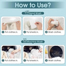 Poesie Laundry Detergent Sheet Fresh Linen Scent 320 Sheets Travel Laundry Kit No waste Portable Washing Sheets Detergent for Machine Wash & Hand Wash by CozyNest Decor