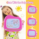 Smasiagon Magnetic Drawing Board for Toddlers: Erasable Doodle Board for Home, Travel & Preschool | Fun & Educational Toy for Baby Girls Boys(Ages 1-3) (Rose) by TinyTreasures Baby Boutique