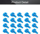 MroMax 25Pcs 360 Degree Micro Sprayer Automizing Sprinkler Nozzle Hydroponic Aeroponic Misters Fan Jet for Miniature Garden Lawn Plant Irrigation System Blue by GreenHaven Gardens