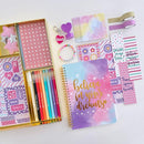 Nollh DIY Journal Kit for Girls - DIY Journal Set for Tween & Teen Girls, Stationery Set, Scrapbook & Diary Supplies Set, Journaling Art Crafts Kit, Ideal Gifts for 8 9 10 11 12 13 14 Year Old Girl by TinyTreasures Baby Boutique