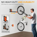 3-Pack Swivel Bike Rack Wall Mount, Bike Hangers for Garage, Space-Saving Vertical Bike Holder, Holds up to 77 lbs, Bicycle Wall Hanger Storage, No Heavy Lifting Required Indoor Hanging Bike Rack by GreenHaven Gardens