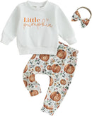 0-4T Toddler Boy Girl Halloween Outfit Fall Clothes Ghost Long Sleeve Sweatshirt Top Pants Baby Halloween Clothes by TinyTreasures Baby Boutique