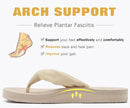 KuaiLu Flip Flops for Women with Arch Support Yoga Mat Comfortable Summer Beach Walking Thong Cushion Sandals Slip On Indoor Outdoor by TinyTreasures Baby Boutique