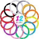 3D Pen Filament Refills 12 Colors Compatible with SCRIB3D MYNT3D PIKA3D 3D Pen for Kids Each Color 10Feet 1.75mm PLA 3D Printing Pen Filament Refills, NOT FIT 3Doodler Start Pen by TinyTreasures Baby Boutique