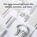 PhoneSoap XL (HomeSoap) UV Llight Sanitizer | 360° UV Sanitizing Box & Charger | Large Capacity | Sanitizes Tablets, Baby Bottles, Remotes, Toys & More (White) by TinyTreasures Baby Boutique