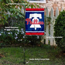 WinCraft Philadelphia Phillies Liberty Bell Garden Flag and Flagpole Stand Holder by GreenHaven Gardens