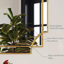 Kelly Miller 32"x48" Large Gold Mirror for Wall, Modern Decorative Mirror Rectangle Wall Vanity Mirror Bevelled Full Length for Bathroom Living Room Bedroom Farmhouse Fireplace Entryway by CozyNest Decor