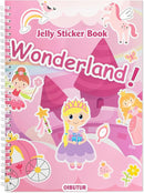 Jelly Sticker Books for Toddlers 2-4 Travel Essentials, Reusable Sticker Book + 8 Scenes + 2 Matching Games + 51 Large Princess Stickers for 1-3 Toddler Activities (Wonderland) by TinyTreasures Baby Boutique