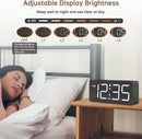 DreamSky Wooden Digital Alarm Clock for Bedroom - Loud Alarm Clock for Heavy Sleepers with Volume Control, Desk Clocks for Living Room with Large Numbers, Dimmer, DST, Wood Decor (Adapter Powered) by TinyTreasures Baby Boutique
