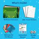 Skillmatics Foil Fun - Bugs & Butterflies, No Mess Art for Kids, Craft Kits & Supplies, DIY Creative Activity, Travel Toys, Gifts for Boys & Girls Ages 4, 5, 6, 7, 8, 9 by TinyTreasures Baby Boutique