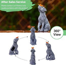 Goodeco Dog Statue with Solar Butterfly - Ideal Gifts for Dad, Mom or Birthdays, Beautifully Crafted Outdoor Decorations to Wow Your Guests by GreenHaven Gardens