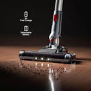 Cordless Vacuum Cleaner, Powerful Battery Vacuum Cleaner Cordless with LED Touch Screen & 2 Speeds, Lightweight Stick Vacuum Cleaners for Home, Pet Hair & Hardwood Floor,Silver by CozyNest Decor