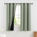 NICETOWN Sage Green Bedroom Curtains 63 Inches Length, 100% Blackout Drapes Thermal Insulated with Grommet for Living Room Office Privacy Darkening Curtain, 2 Panels, 42 x 63 Inch by TinyTreasures Baby Boutique