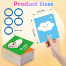 Toddler Spanish Learning Flash Cards, 60 PCS Double Sides Bilingual Flashcards for Numbers, Colors, Shapes, Sight Words, Learn Spanish for Kids, Preschool Kindergarten Learning Activities by TinyTreasures Baby Boutique