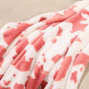 RYNGHIPY Cow Print Throw Blanket Soft Animal Cow Bed Throws Cute Farm Flannel Fleece Throw Blankets Thick Warm Plush Blankets for Sofa Couch Cow Decor Throws (Pink, 51''x63'') by CozyNest Decor