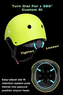 XJD Kids Bike Helmet,Multi-Sport Protective Gear Set for 3-5-8-14 Years Boys Girls with Knee and Elbow Pads Wrist Guards fit Roller Skates,Cycling,Skateboarding,Skating Scooter by TinyTreasures Baby Boutique