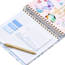 Votum August 2025 to January 2027 Large Back to School Academic Planner- Daily, Weekly & Monthly Organizer with Pens, Stickers, Sticky Notes, and a Sturdy Cover - Bloom with Grace by TinyTreasures Baby Boutique