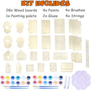 hapray 4 Pack Bird House Crafts for Kids Ages 5-8 8-12, Buildable DIY Birdhouse Kit for Children to Build, 3+ Summer Arts and Craft Projects with Paint, Boy Girl Gift Christmas by TinyTreasures Baby Boutique