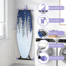 Full Size Ironing Board, 18x51 Iron Board with Metal Panel Stretchable Iron Rest, Adjustable Height Heavy Duty Heat & Scorch Resistant Cover Ironing Board, for Home, Laundry, Purple by CozyNest Decor