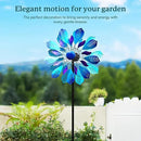 Wind Spinners for Yard and Garden, 84" Wind Spinners Outdoor Metal Extra Large, Wind Sculptures & Spinners with Stake, Yard Art Garden Decor Gift for Family by CozyNest Decor