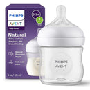 Philips Avent Natural Baby Bottle with Natural Response Nipple (Slow Flow, Flow 2), SCY900/91 by TinyTreasures Baby Boutique