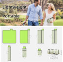 ZAZE Extra Large Picnic Outdoor Blanket, 80''x80'' Waterproof Foldable Blankets Gingham Picnic Mat for Beach, Camping Grass Lawn Park Accessories Cute Couple Gifts Ideas Wedding Registry(Green White) by TinyTreasures Baby Boutique