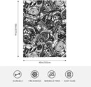 HGOD DESIGNS Automobile Car Parts Pattern Flannel Fleece Bed Blanket Throw Blanket Lightweight Cozy Plush Blanket for Bedroom Living Rooms Sofa Couch 40"x50" by CozyNest Decor