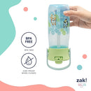 Zak Designs Harmony Bluey Water Bottle for Travel or At Home, 18oz Recycled Plastic is Leak-Proof When Closed with Straw Lid and Carry Handle, 2-Pack (Bluey and Bingo) by TinyTreasures Baby Boutique