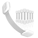 SKYLA HOMES Baby Locks (8-Pack) Child Safety Cabinet Proofing - Safe Quick and Easy 3M Adhesive Cabinet Drawer Door Latches No Screws & Magnets Multi-Purpose for Furniture Kitchen Ovens Toilet Seats by TinyTreasures Baby Boutique