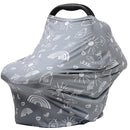 Carseat Canopy Breastfeeding Cover - Multi Use Infant Stroller Cover, Car Seat Covers for Babies, Baby Shower Gifts for Boys and Girls (Creativity) by TinyTreasures Baby Boutique