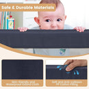 HONEY JOY 2 Pack Bed Rails for Toddlers, 60-Inch Extra Long, Foldable Portable Swing Down Safety Bed Guard Rail, Toddler Bed Rails for Crib, King Queen Full Twin Size Bed Mattress (Gray) by TinyTreasures Baby Boutique