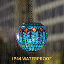 VCUTEKA Hanging Solar Lanterns Mosaic Solar Lights with Hook Up, Outdoor Garden Lights Decor for Yard Tree Fence Patio by GreenHaven Gardens