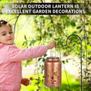Rose Butterfly Decoration Solar Lanterns Outdoor Waterproof Garden Decor Gifts for Women Mon Grandma Metal Hanging Solar Lights for Outside LED Lanterns for Yard, Patio by GreenHaven Gardens