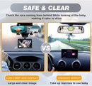 Upgrade AHD 1080P Baby Car Camera for Rear-Facing Seat, 4.3'' Car Back Seat Mirror for Children Infants Kids, 1080P IR Night Vision, Upgrade 360 Rearview Mirror Display Bracket by TinyTreasures Baby Boutique
