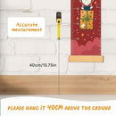 Personalized Name Growth Chart Wall Decor for Kids – Canvas Removable Height Chart Measuring Ruler 59" x 7.9" （Santa Claus Gifts） by TinyTreasures Baby Boutique