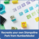 hand2mind Numberblocks Stampoline Park Stamp Activity Set, 20 Stamps, 12 Washable Ink Pads, Number Toys, Kids Arts & Crafts, Preschool Math Toys, Toddler Learning Activities, Birthday Gifts for Kids by TinyTreasures Baby Boutique