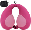 INFANZIA Kids Chin Supporting Travel Neck Pillow, Helps Support Head and Neck, Comfortably Designed for Head, Neck, and Chin Support - Gifts for Toddler/Child/Kids, Pink by TinyTreasures Baby Boutique