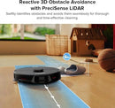 roborock S8 Max Ultra Robot Vacuum and Mop, All-in-One Dock, PreciSense LiDAR Navigation, Smart Dirt Detection, Self-Emptying, 8000Pa Suction for Various Floors, 20mm Auto Lifting for Carpet, Black by CozyNest Decor