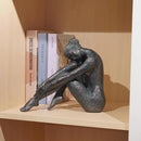 Guichifun Yoga Dancer Statue Home Decoration - Resin Bronze Sculpture Modern Creative Home Garden Statue Handicrafts Art Ware Home Décor Office Room or Outdoor Garden Gifts 10.25 x 4.25 x 8.75 Inch by CozyNest Decor