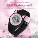 Kids Watches for Girls Boys Digital Sport Watch with Step Counter Pedometer Vibration Alarm Clock, No App Waterproof Fitness Tracker Kids Watch Boys Girls Teens Students Ages 5-16 by TinyTreasures Baby Boutique