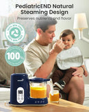 GROWNSY Baby Food Maker with Steam Basket, One Step Baby Food Processor Steamer Puree Blender Grinder Mills Machine, Auto Cooking Grinding and Sterili-zing for Healthy Homemade Baby Food, Dark Blue by TinyTreasures Baby Boutique